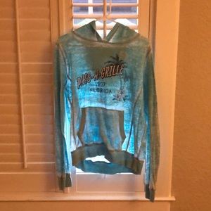 Turquoise hoodie size M
